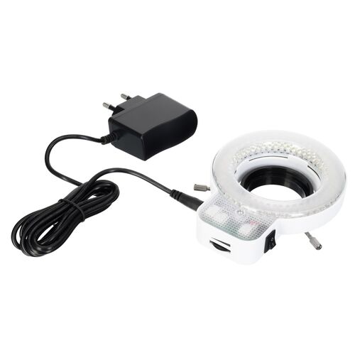 Осветитель кольцевой Levenhuk LED 144, с адаптером и резьбой, фото , изображение 2