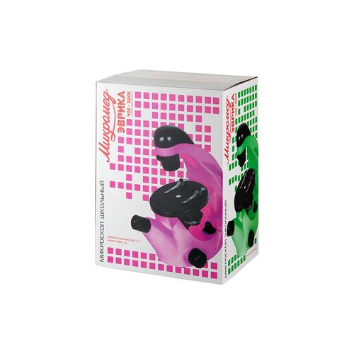 Микроскоп школьный Эврика 40х-320х инвертированный (аметист), Цвет: Аметист, фото , изображение 8