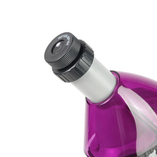 Микроскоп Микромед «Атом» 40–640x, аметист, Цвет: Аметист, фото , изображение 3