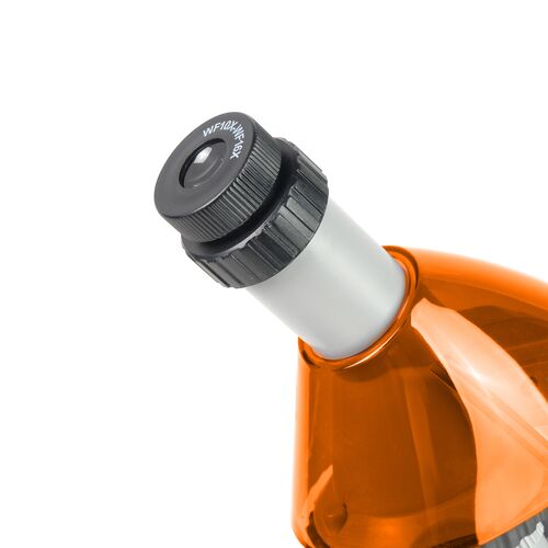 Микроскоп Микромед Атом 40x-640x (апельсин), Цвет: Апельсин, фото , изображение 3