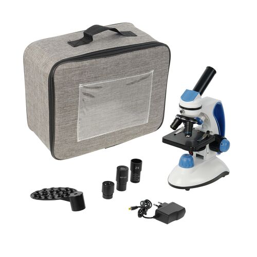 Микроскоп школьный Эврика SMART 40х-1280х в текстильном кейсе, фото , изображение 11