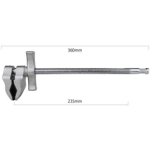 Зажим KUPO KCP-607 SUPER VISER CLAMP END JAW 9", фото 