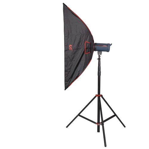 Софтбокс Falcon Eyes SBQ-80120 BW жаропрочный с сотовой насадкой, фото , изображение 2