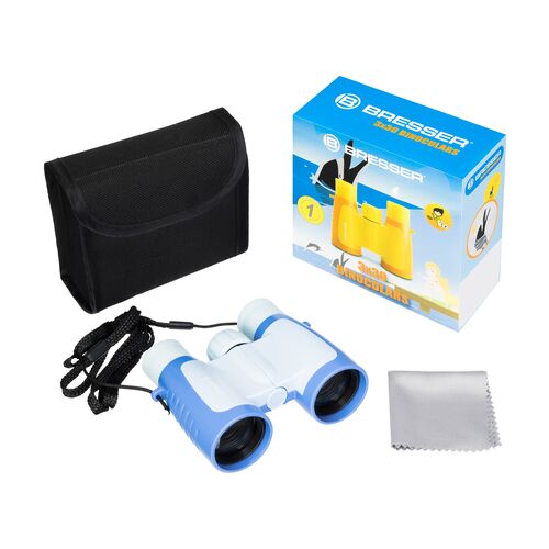 Бинокль детский Bresser Junior 3x30, синий, Цвет: Синий, фото 
