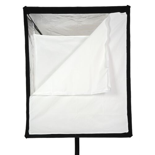 Софтбокс Falcon Eyes SBQ-80100 BW жаропрочный с сотовой насадкой, фото , изображение 4