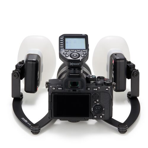 Комплект импульсных осветителей Godox MF12-DK1  для макросъемки, фото , изображение 14