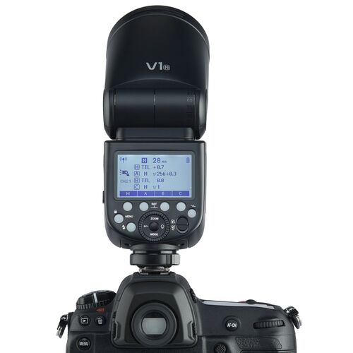 Вспышка накамерная Godox Ving V1N TTL с круглой головкой для Nikon, фото , изображение 6