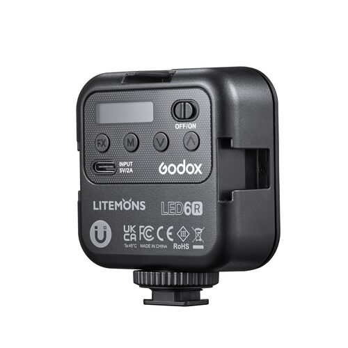 Осветитель светодиодный Godox LITEMONS LED6R RGB накамерный, фото , изображение 3