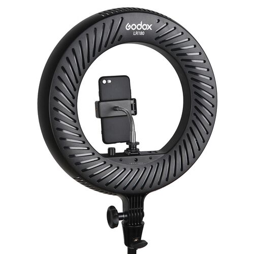 Осветитель кольцевой Godox LR180 LED Black, фото , изображение 4