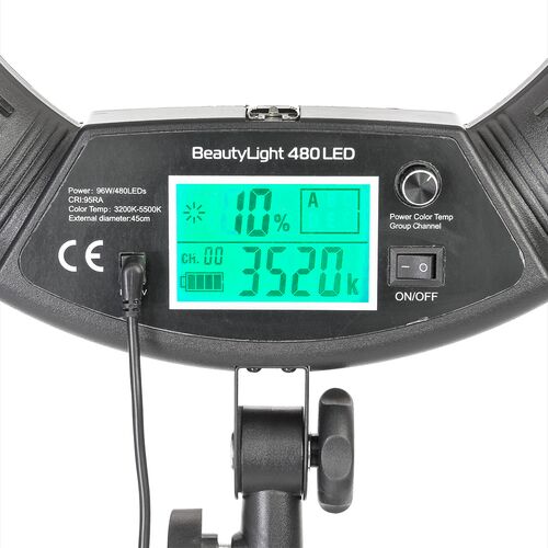 Осветитель кольцевой Falcon Eyes BeautyLight 480 LED, фото , изображение 4