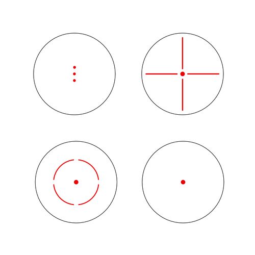 Прицел коллиматорный Veber Пневматика 1x22 3RG, фото , изображение 4