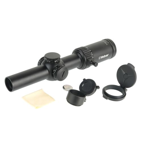 Прицел оптический Veber Wolf 1.25-4.5х26 IR FD07 Загонник, фото , изображение 11