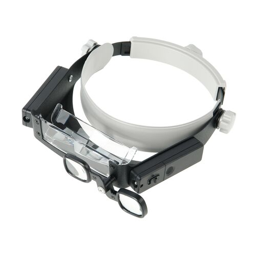 Лупа Veber MG81007-P налобная с подсветкой, фото , изображение 2