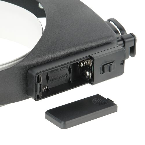 Лупа Veber MG81007-P налобная с подсветкой, фото , изображение 3