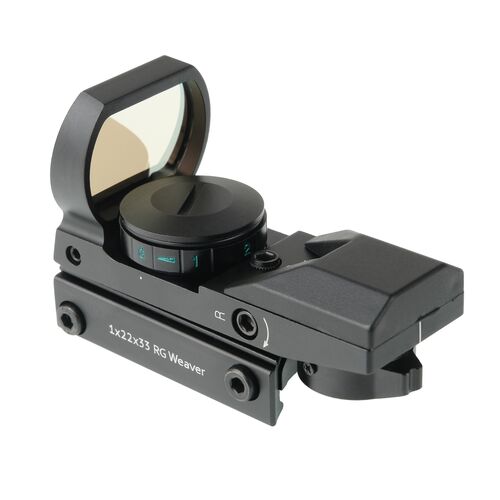 Прицел коллиматорный Veber 1x22x33 RG Weaver, фото , изображение 3