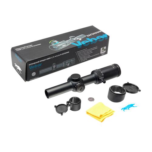 Прицел оптический Veber Wolf 1,25-4,5x26 IR DnD Загонник, фото , изображение 5