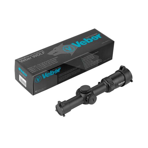 Прицел оптический Veber Wolf 1-8x24 GB FD Загонник, фото , изображение 7