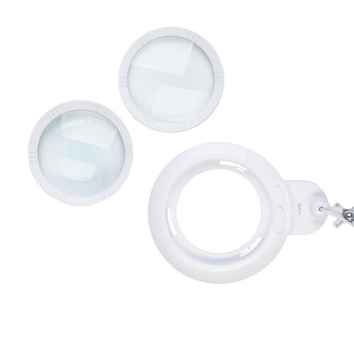 Лупа-лампа 8608D 3D/5D на струбцине, фото , изображение 2