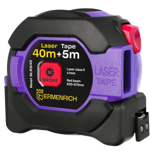 Рулетка с лазерным дальномером Ermenrich Reel SLR540, фото 