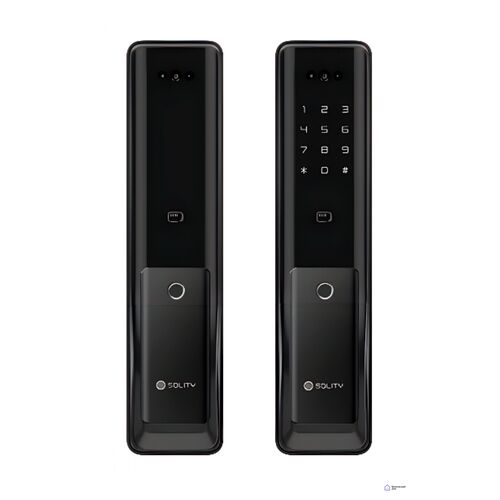 Электронный дверной замок с распознаванием лица SOLITY GP-6000BAK BLACK (Face ID), фото , изображение 3