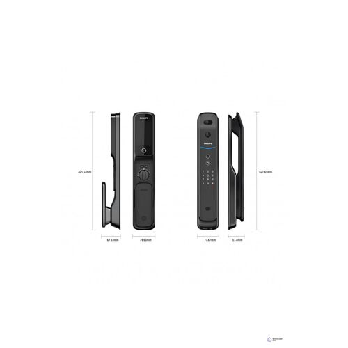 Электронный дверной замок Philips EasyKey DDL709-FVP-7HWS, фото , изображение 4