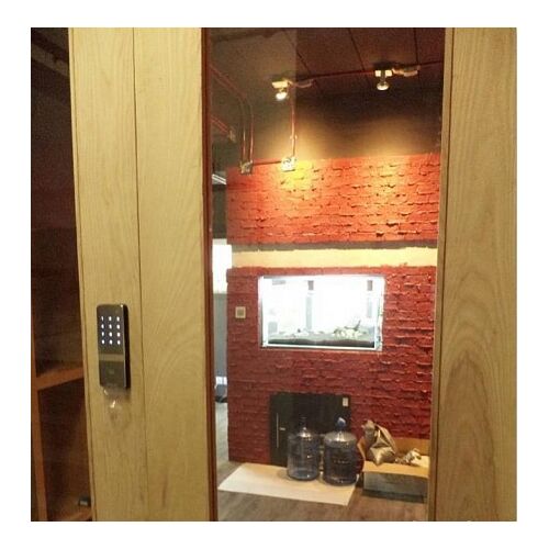 Накладной замок с возможностью установки на узкопрофильные и пластиковые двери Irevo Gateman Shine-S, фото , изображение 2