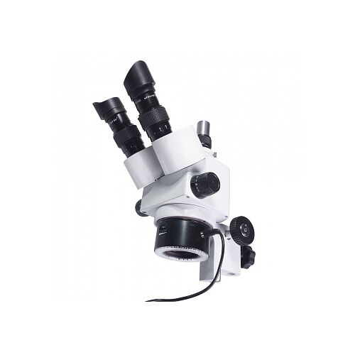 Оптич.головка МС-4-ZOOM (тринокуляр) с фокусировочным механизмом на штатив, фото , изображение 4