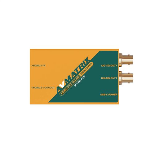 Конвертер AVMATRIX SC1221-12G 4K60 HDMI2.0 в 12G-SDI, фото , изображение 2