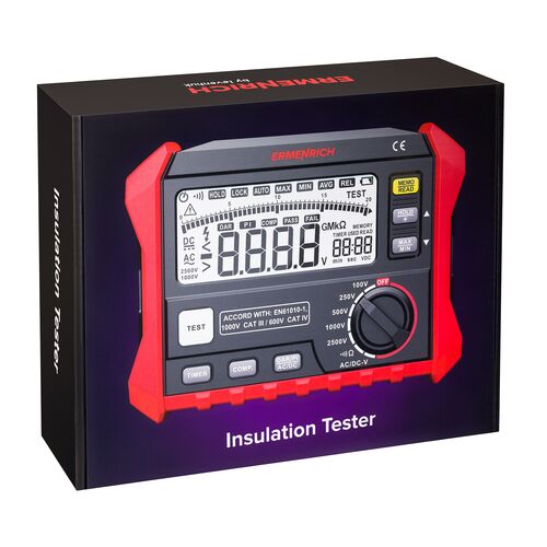 Тестер изоляции Ermenrich Ping ET50, фото , изображение 7