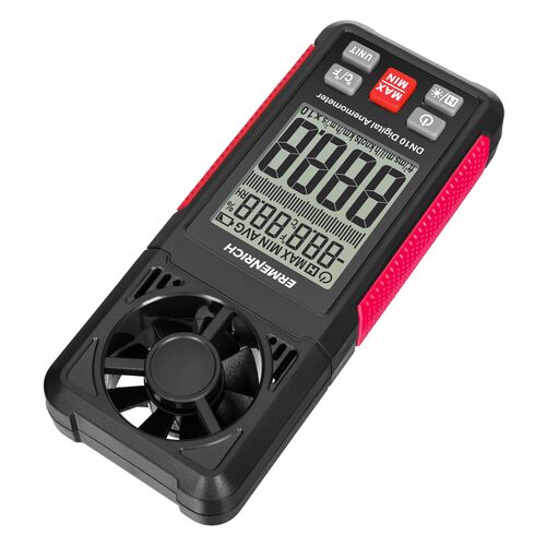 Цифровой анемометр Ermenrich Seek DN10, фото , изображение 3