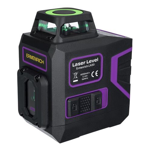 Лазерный уровень Ermenrich LN30 (фиолетовый), Цвет: Фиолетовый, фото 