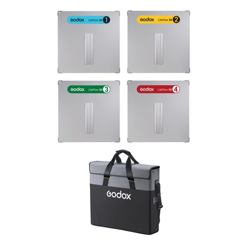 Комплект кино-рефлекторов Godox Knowled LiteFlow 50 Kit, фото , изображение 6