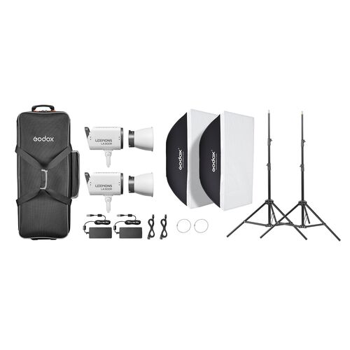 Комплект светодиодных осветителей Godox LITEMONS LA300R K2, фото 