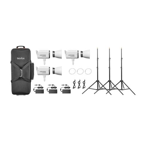 Комплект светодиодных осветителей Godox LITEMONS LA300Bi K3, фото 