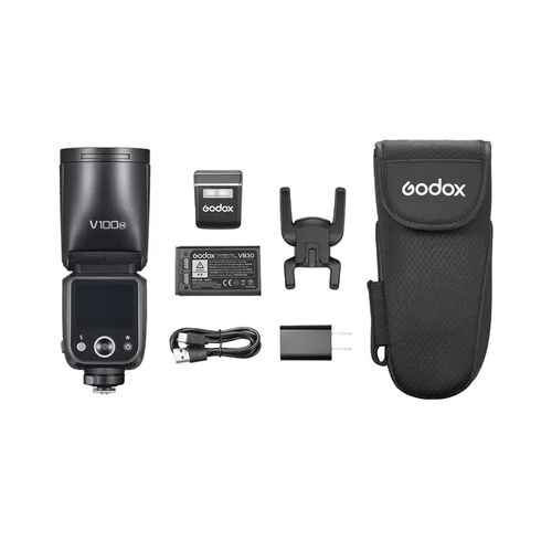 Вспышка накамерная Godox V100N TTL с круглой головкой для Nikon, фото , изображение 12