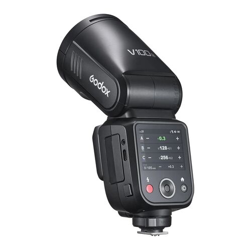 Вспышка накамерная Godox V100N TTL с круглой головкой для Nikon, фото , изображение 6