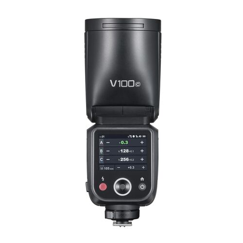 Вспышка накамерная Godox V100C TTL с круглой головкой для Canon, фото , изображение 5