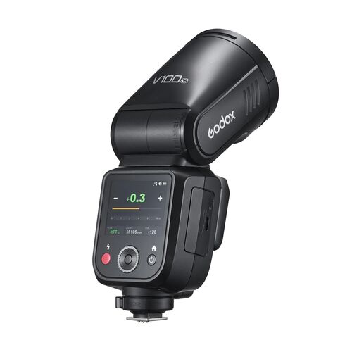 Вспышка накамерная Godox V100C TTL с круглой головкой для Canon, фото , изображение 4