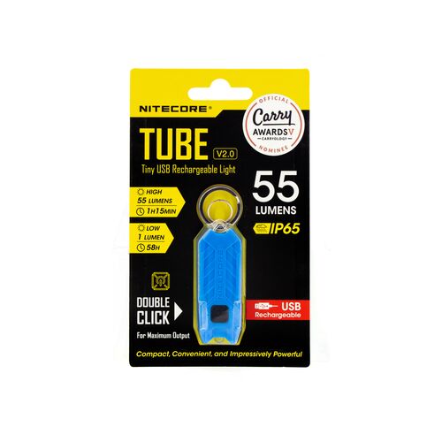 Фонарь наключный Nitecore TUBE V2.0 AZURE, фото , изображение 2