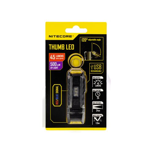 Фонарь наключный Nitecore THUMB LEO, фото , изображение 3