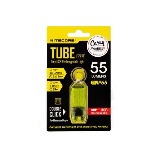 Фонарь наключный Nitecore TUBE V2.0 OLIVE, фото , изображение 2