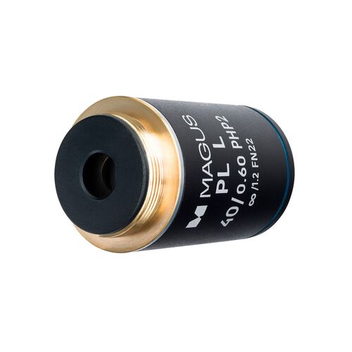 Объектив MAGUS 40HP 40х/0,60 Plan L фазовый PHP2 ∞/1,2 WD 3,5 мм, фото , изображение 3