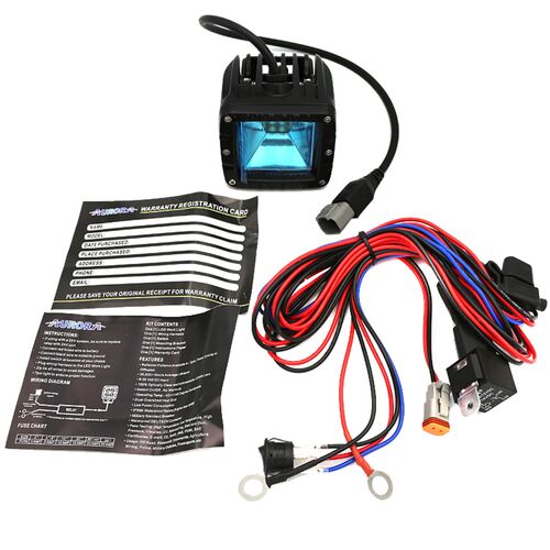 ALO-2-E12T Фара 9-36В, 40Вт, 3200Лм, Рабочий свет - белый, Сценографический, фото , изображение 5