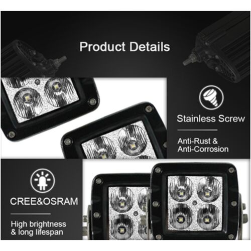 ALO-W1-2-P4T Фара 9-36В, 40Вт, 3200Лм, 6000K-6500K, фото , изображение 4