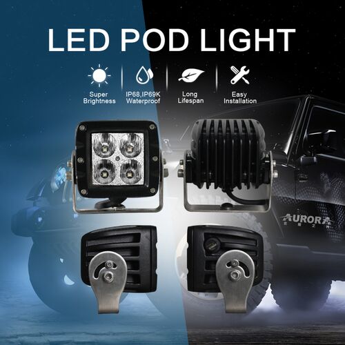 ALO-W1-2-P4T Фара 9-36В, 40Вт, 3200Лм, 6000K-6500K, фото , изображение 7