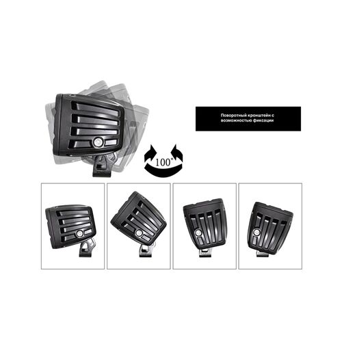 ALO-2-E4T Фара 9-36В, 40Вт, 3200Лм, Ближний свет - белый, фото , изображение 8