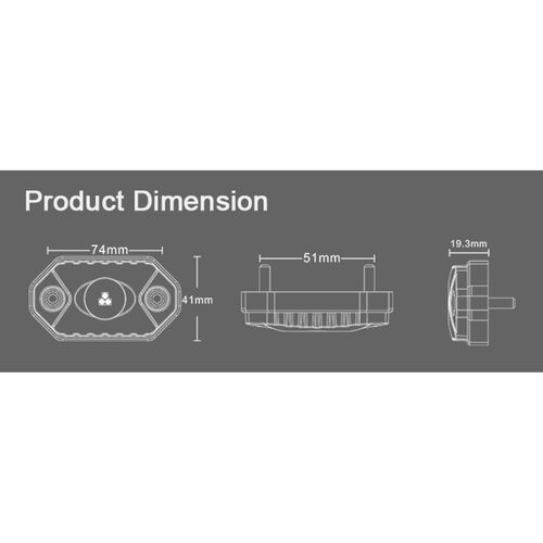 ALO-Y-2-D1 White Фара 12В, 9Вт, 495Лм, Белый свет, фото , изображение 5