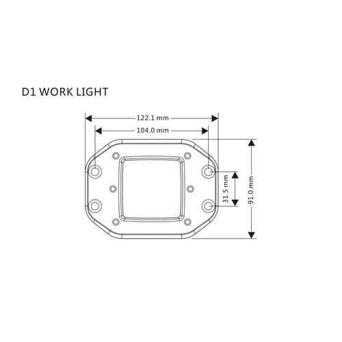 ALO-E-2-E12T Фара 9-36В, 40Вт, 3200Лм, Рабочий свет - белый, фото , изображение 8