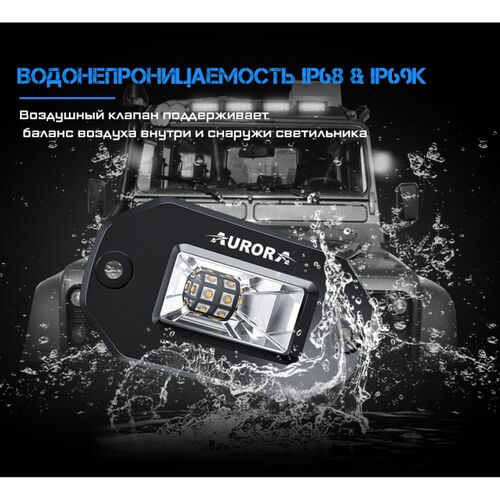 ALO-EL-2-E13T Фара 9-36В, 20Вт, 1100Лм, Рабочий свет - белый, фото , изображение 10