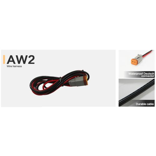 ALO-AW2 Разъем Deutsch DT06-2S 1м.провода, фото , изображение 3